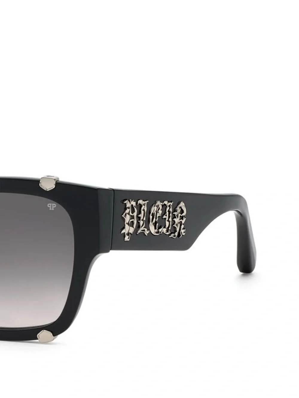 New Philipp Plein Square Gothic Plein Icon Square Sunglasses SPP042W